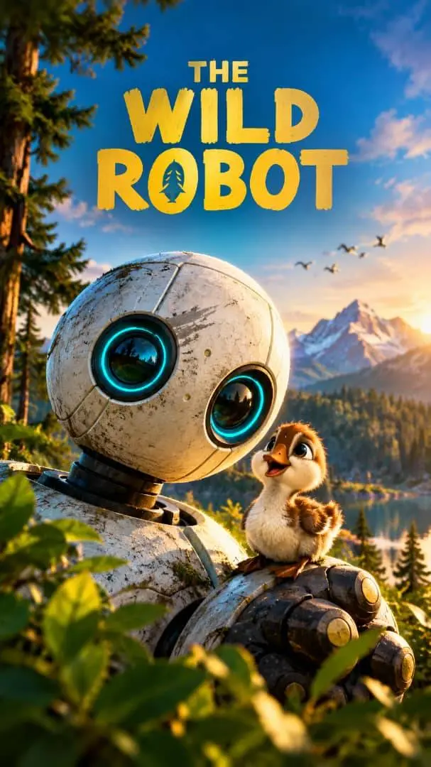 برگزاری سینمای خانوادگی در مدرسه آوید با اکران انیمیشن The Wild Robot 🎬🤖🍿