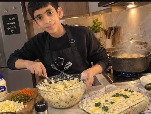 استیم خوراکی (سالاد الویه)
